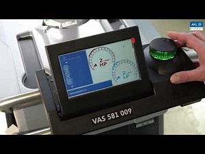 Airco service unit VAS 581 009 03: menu NL