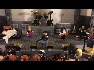 Queen Live Aid Performance (LEGO Creation)