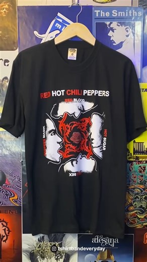 9.6K views · 376 reactions | Red Hot Chili Peppers band t-shirt ready! Click the yellow cart for other items You can order here : https://rock-instinct.com/collections/red-hot-chili-peppers/products/recp100 | Red Hot Chili Peppers Forever | Facebook