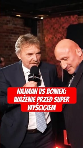 NAJMAN VS BONIEK: WAŻENIE PRZED SUPER WYŚCIGIEM #shorts