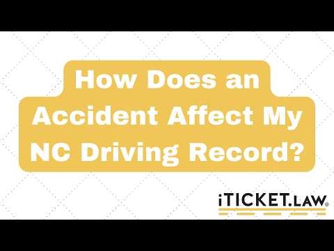 How does an Accident Impact your NC Driving Record?