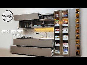MEMBUAT KITCHEN SET MINIMALIS PAKAI BLUM
