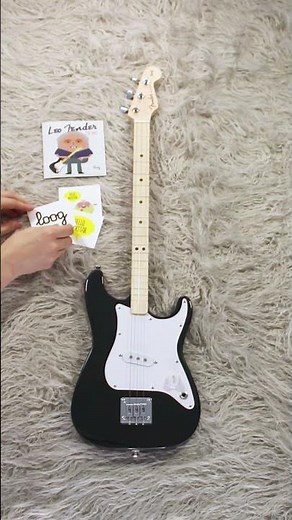 Unboxing Fender x Loog Stratocaster 🎸 Small Electric Guitar for Kids