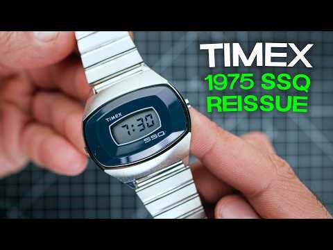 Q Timex 1975 SSQ Digital Reissue | Conversation Starter Watch
