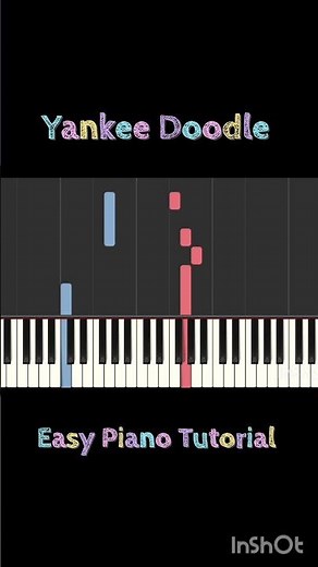 Yankee Doodle - Easy Piano Tutorial