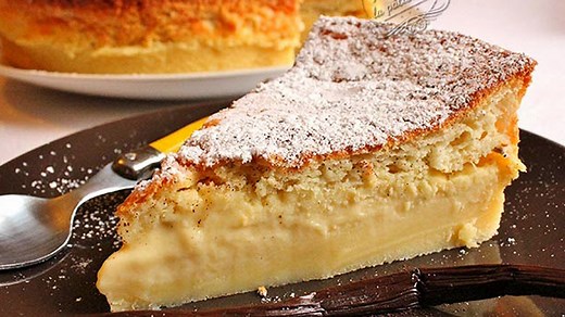 Gâteau magique à la vanille