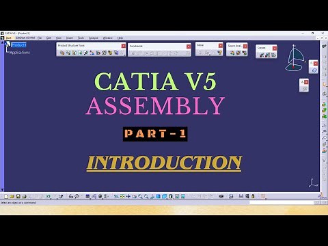 CATIA V5 Assembly Tutorial Part-1 | Introduction to Assembly Types | Bottom-up & Top-Down ..