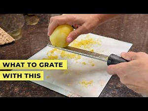 Microplane Classic Zester Grater Demo & Review