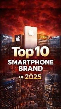 Top 10 Smartphone Brands Ranked | Apple vs Samsung vs Xiaomi 😳 #smartphone #techsciguy #iphone