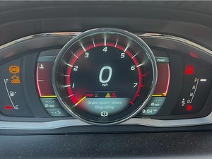 Brake system failure, SRS airbag warning w/ parking...