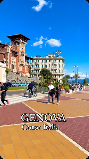 CORSO ITALIA è una delle principali arterie di GENOVA. Si sviluppa lungo percorso di circa 2,2km, interamente affacciato sul mare, nel quartiere residenziale di Albaro, è considerato la promenade per eccellenza dei genovesi. Il bellissimo percorso collega il quartiere della Foce con il borgo marinaro di Boccadasse. Il Corso Italia è infatti da sempre la “passeggiata dominicale”preferita dei genovesi. #genova #corsoitalia #percorso #passeggiata #liguria #italia #italy #italyplaces #cosafareagenov