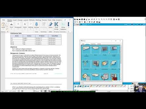 CCNA ITN - 7.3.7 Lab - View Network Device MAC Addresses(Packet Tracer version)