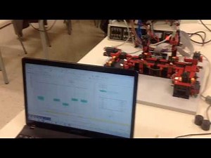 Programación secuencial con Omron CJ1M de línea de mecanizado en SFC (GRAFCET)
