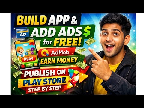 Create an App, Add Ads & Earn Money 💸 (100% Free Method) || Build an App and add Ads for FREE 🤯