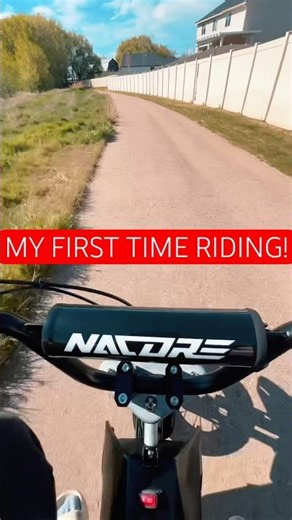 8 year old kid rides an electric dirt bike for the first time⚡️💨 Super quiet and fast Emoto action!