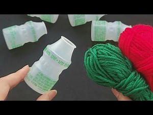 So Cute and Easy ! Christmas decoration idea with Plastic pot🎄DIY Recycling craft ideas