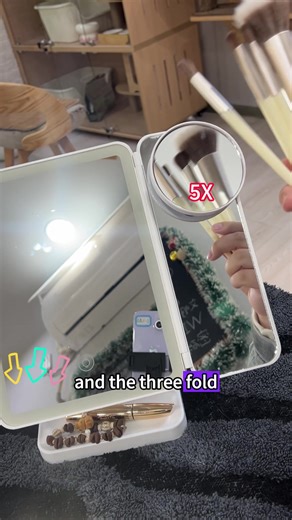 Transform Your Makeup Game with Adjustable LED Lighting