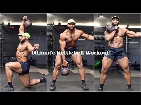 ULTIMATE FULL BODY KETTLEBELL WORKOUT | (Beginners and Advanced)