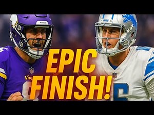 🏈 VIKINGS vs LIONS | Full Game Highlights | 2025 NFL Season 🔥