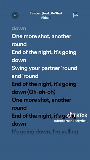 Timber Lyrics by Kesha and Pitbull