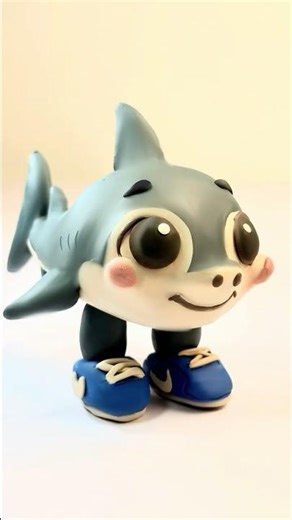 DIY EVIL character: TRALALERO TRALALA Brainrot made of clay | Sculpture 🔥