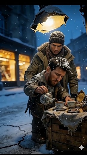 From Football to Tea Stall: Messi & Ronaldo’s Heartwarming Tale#ronaldo #football #messi #shorts