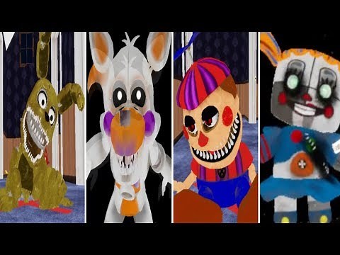 DARK ROOMS FULL BRIGHT MOD | FNAF VR: Help Wanted
