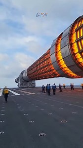 The moment a secret weapon fires from an aircraft carrier — Terrifying power that shakes the ocean! 💥 #viralvideo #navy #CarrierCannon #SuperWeapon #MilitaryPower #NextGenTech | The Military Power Hub