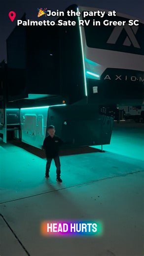 The Axiom Vendetta RV has officially arrived at Palmetto State RV in Greer, South Carolina — and our 8-year-old gave the color-changing LED lights the ultimate dance-test approval! 😂✨ This luxury fifth wheel toy hauler is one of the most anticipated units of the year, combining premium construction, stunning interiors, and next-level lighting features that families love. If you’re shopping for a luxury toy hauler or fifth wheel in the Carolinas, the Axiom Vendetta deserves to be at the top of y