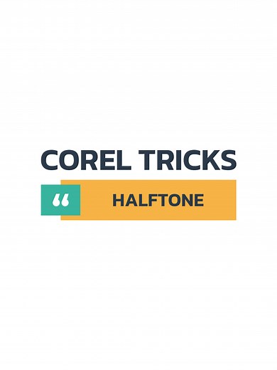 Creating Halftone Effects in CorelDraw Tutorial