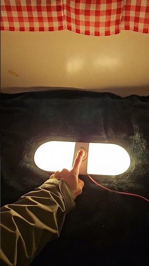 lampe plafonnier à LED 12 volts pour caravane, camping-car etc ...