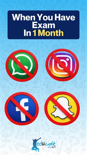 Educafé India | That phase when exams are 1 month away And your phone becomes the biggest distraction 📱 . . . . . [exams, studies, boards exams, memes,... | Instagram