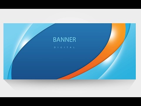 how to make a easy banners : banner design : create free banner in Photoshop