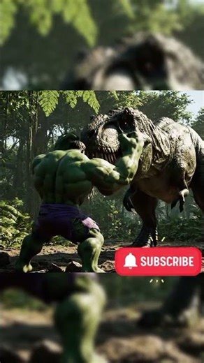 HULK vs T-REX | Epic Battle in Jungle 🦖💥 | Marvel Short