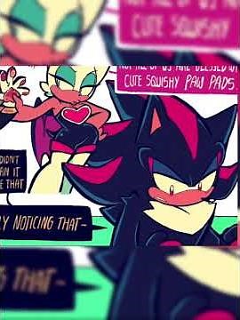 Rouge Likes Shadow's Paws (Shadouge Comic) P2.
