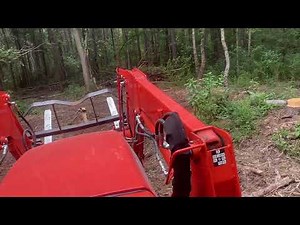 Tractor logging! Small scale!