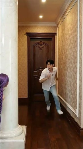 How many times did he actually knock? I lost count! 😵🚪#funny #kpopfunny #cute #kpop