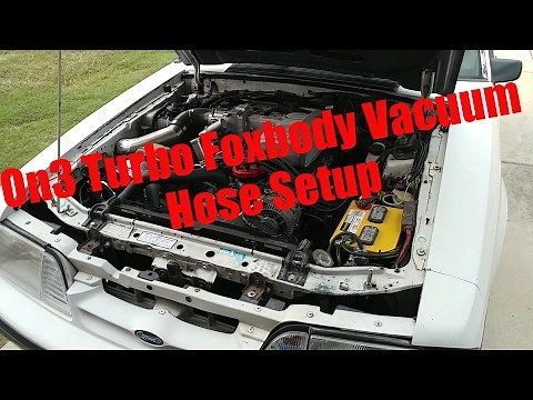 On3 Turbo Foxbody Mustang Vacuum Hose Setup