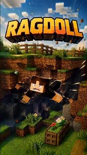 Ragdoll mod #minecraft #minegames #mod #ragdoll