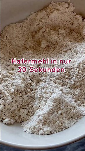 Hafermehl in nur 30 Sekunden mit deinem Monsieur Cuisine
