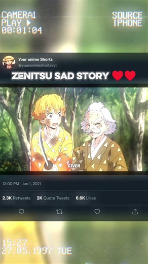 Zenitsu was about to die 😨 #anime #shorts