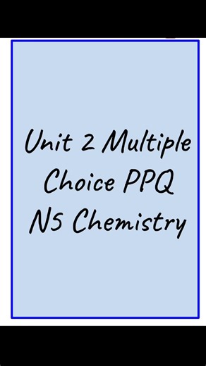 Walkthrough of unit 2 multiple choice questions from the 2018 National 5 chemistry past paper - structural formula, isomers, energy from fuels, alcohols. Get exam ready for Nat 5 Chemistry! #n5chemistry #chemistry #pastpaper #exam #examtips