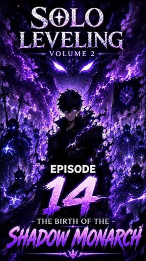Solo Leveling Volume 2 Episode 14 | The Birth of the Shadow Monarch 👑 Finale #SoloLeveling #anime