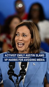 ‘TWEETING AWAY’: Activist Emily Austin thinks VP Harris is “doubling down” on using social media to avoid being questioned. | Fox News