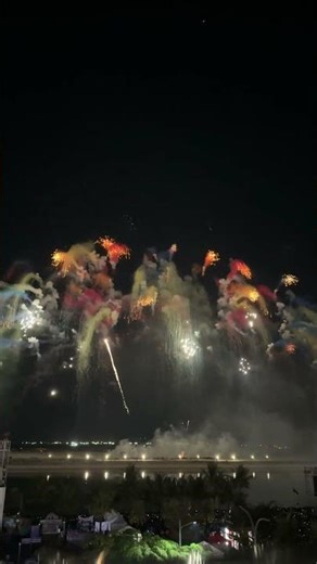 Multi-Color Smoke effect from the exhibition of Platinum Fireworks at the 2026 PIPC