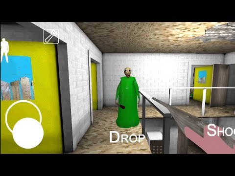 Granny Game Horror Escape Gameplay | GRANNY BALDIS BASIC MOD