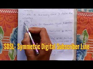 ADSL & SDSL Short Notes On Asymmetric And Symmetric Digital Subscriber Line #dowithme