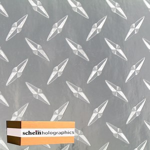 Diamond Plate Holographic Vinyl by Schein Holographics