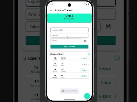 Expense Tracker 1.2.2 Update – Monthly Fixes, Last 15 Days View, Faster Processing | Orbit Sumon