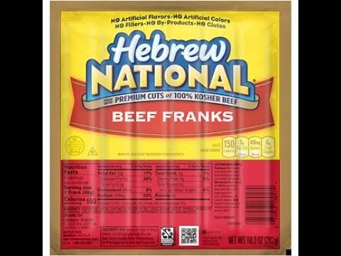Hebrew National Beef Franks taste test and cooking tutorial